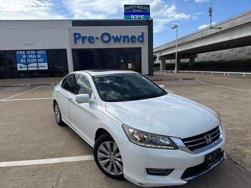 White Pearl 2013 Honda Accord Touring