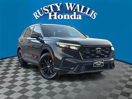 Crystal Black Pearl 2024 Honda CR-V Hybrid Sport SUV