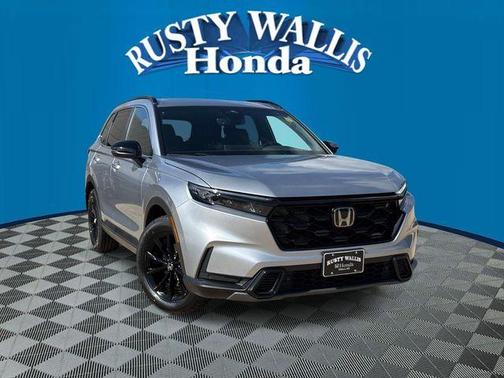 Solar Silver Metallic 2025 Honda CR-V Hybrid Sport-L