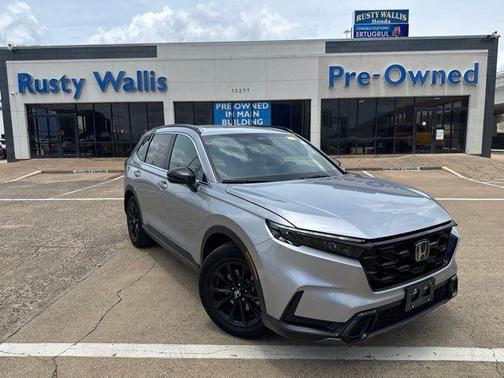 Solar Silver Metallic 2025 Honda CR-V Hybrid Sport-L