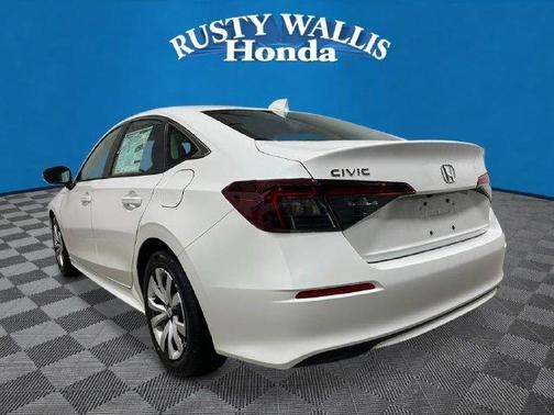 Platinum White Pearl 2026 Honda Civic LX