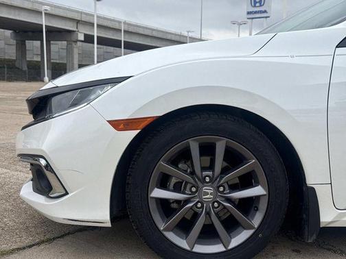 Platinum White Pearl 2019 Honda Civic EX
