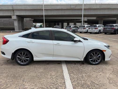 Platinum White Pearl 2019 Honda Civic EX