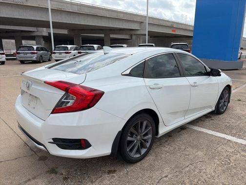 Platinum White Pearl 2019 Honda Civic EX