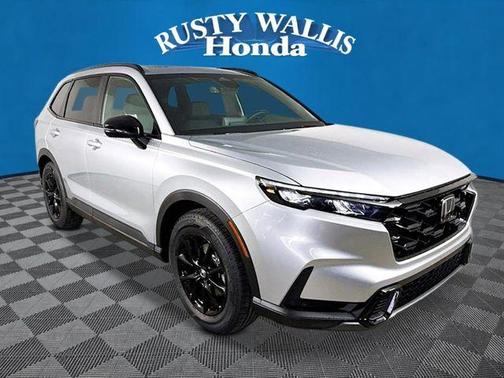 Solar Silver Metallic 2026 Honda CR-V Hybrid Sport-L