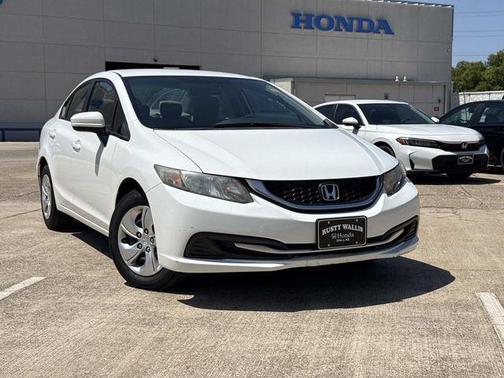 Taffeta White 2015 Honda Civic LX