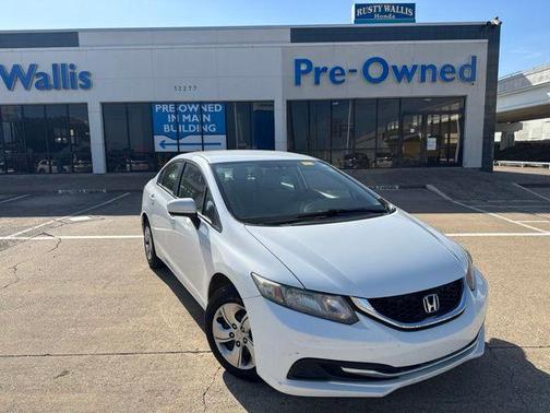Taffeta White 2015 Honda Civic LX