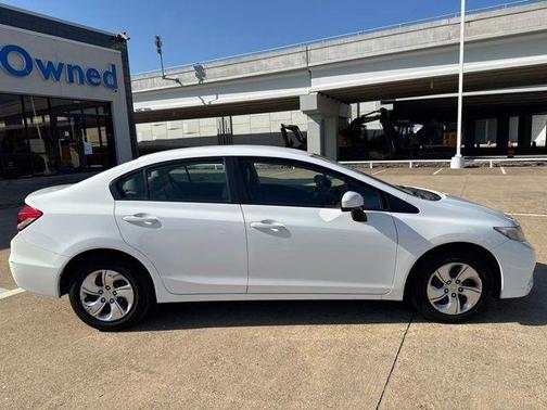 Taffeta White 2015 Honda Civic LX