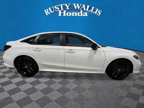 White 2026 Honda Civic Hybrid Sport