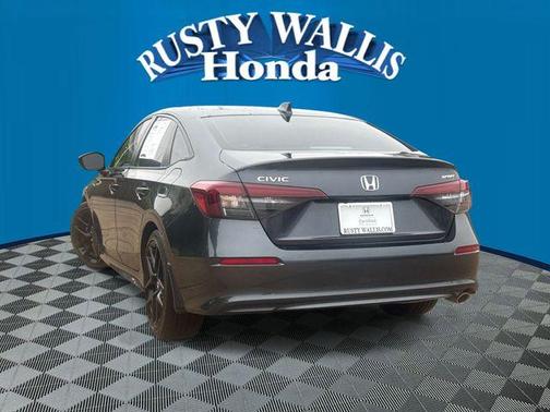 Meteorite Gray Metallic 2025 Honda Civic Sport