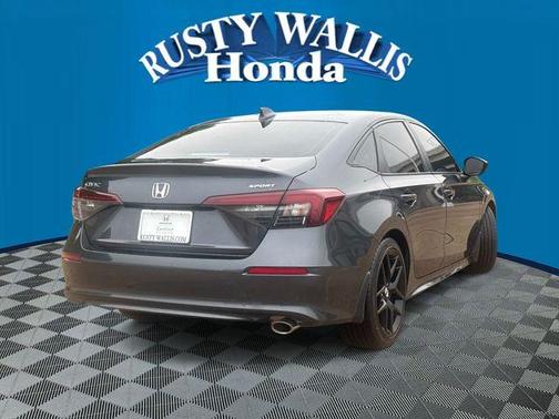 Meteorite Gray Metallic 2025 Honda Civic Sport