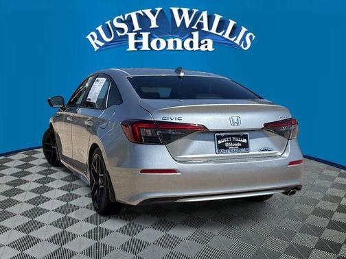 Solar Silver Metallic 2025 Honda Civic Sport