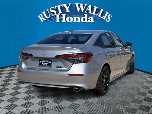 Solar Silver Metallic 2025 Honda Civic Sport