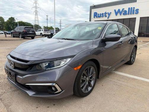Modern Steel Metallic 2021 Honda Civic EX-L