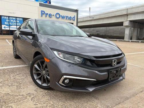Modern Steel Metallic 2021 Honda Civic EX-L