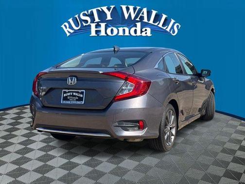 Modern Steel Metallic 2021 Honda Civic EX-L