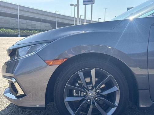 Modern Steel Metallic 2021 Honda Civic EX-L