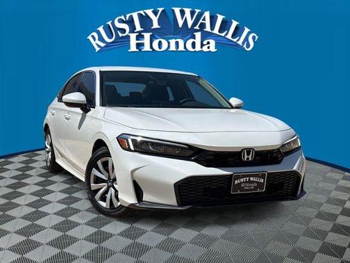 Platinum White Pearl 2026 Honda Civic LX