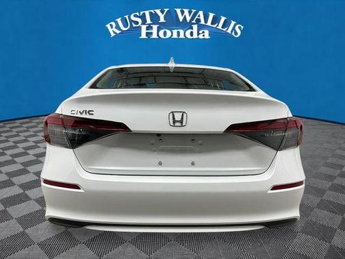 Platinum White Pearl 2026 Honda Civic LX