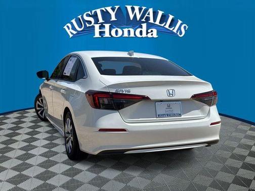 Platinum White Pearl 2026 Honda Civic LX