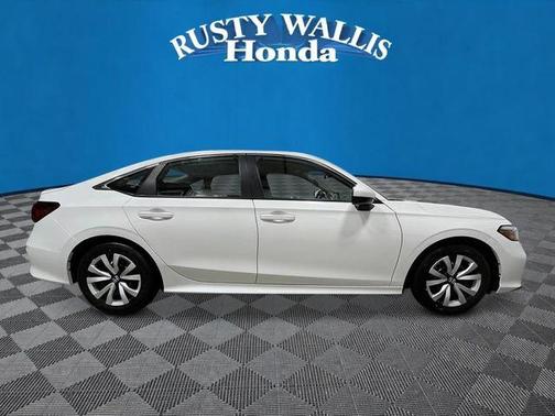 Platinum White Pearl 2026 Honda Civic LX