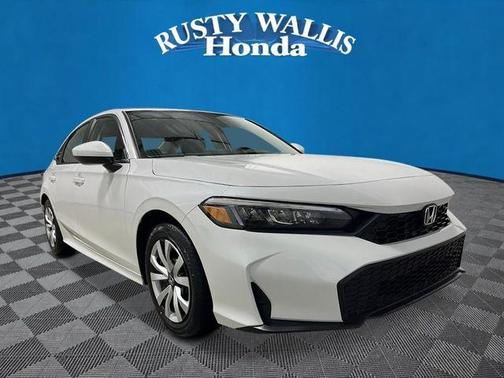 Platinum White Pearl 2026 Honda Civic LX