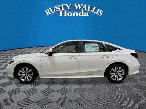 Platinum White Pearl 2026 Honda Civic LX