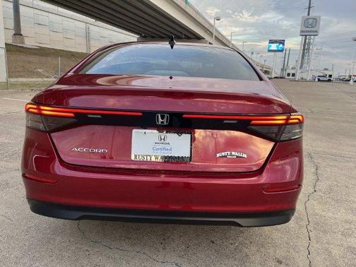 Radiant Red Metallic 2025 Honda Accord SE
