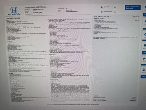 2022 Honda CR-V Touring