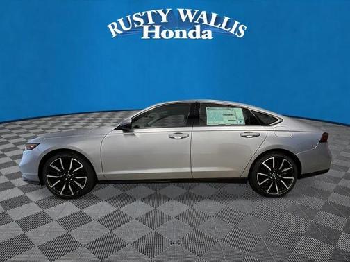 Solar Silver Metallic 2026 Honda Accord Hybrid Touring