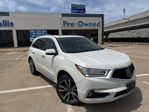 White 2019 Acura MDX 3.5L w/Advance Package