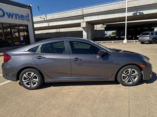 Modern Steel Metallic 2018 Honda Civic LX