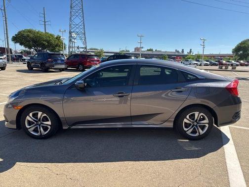 Modern Steel Metallic 2018 Honda Civic LX