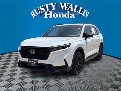 Platinum White Pearl 2024 Honda CR-V Hybrid Sport-L