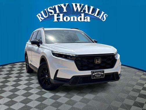 Platinum White Pearl 2024 Honda CR-V Hybrid Sport-L