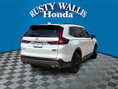 Platinum White Pearl 2024 Honda CR-V Hybrid Sport-L