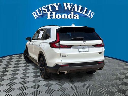 Platinum White Pearl 2024 Honda CR-V Hybrid Sport-L