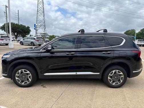 Black Noir Pearl 2021 Hyundai SANTA FE HEV Blue