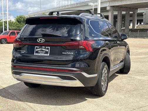 Black Noir Pearl 2021 Hyundai SANTA FE HEV Blue