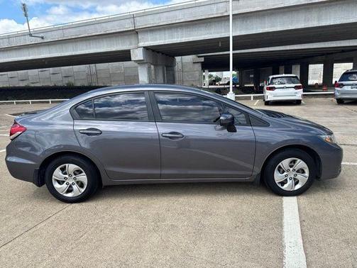 Modern Steel Metallic 2014 Honda Civic LX