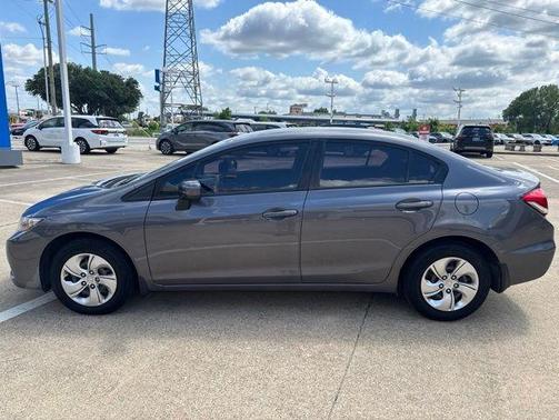 Modern Steel Metallic 2014 Honda Civic LX