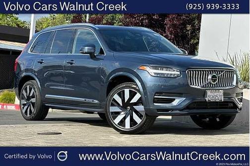 Denim Blue 2023 Volvo XC90 Ultimate Bright 7-Seater