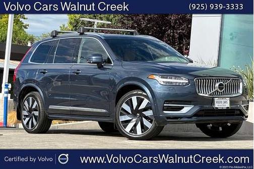 Denim Blue 2023 Volvo XC90 Recharge Plug-In Hybrid Ultimate Bright 7-Seater