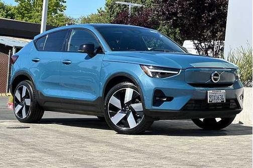 Fjord Blue 2023 Volvo C40 Recharge Pure Electric Ultimate