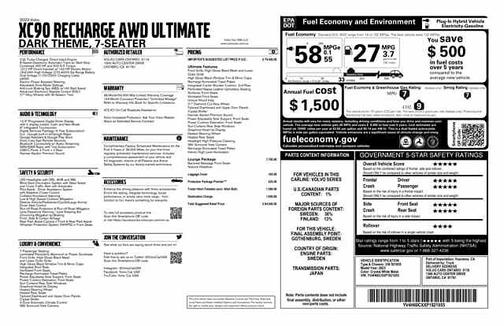 2023 Volvo XC90 Ultimate Dark 7-Seater