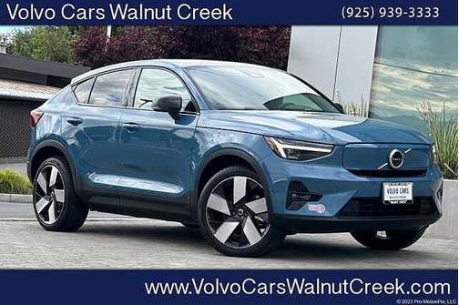 Fjord Blue 2023 Volvo C40 Recharge Pure Electric Ultimate