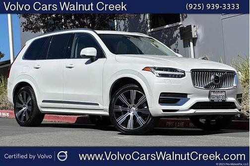 Crystal White 2025 Volvo XC90 Plug-In Hybrid Ultra