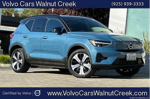 Fjord Blue 2023 Volvo XC40 Plus
