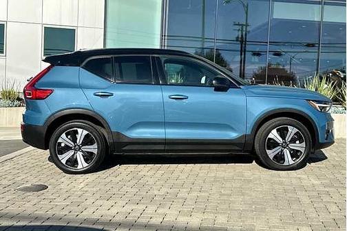 Fjord Blue 2023 Volvo XC40 Plus