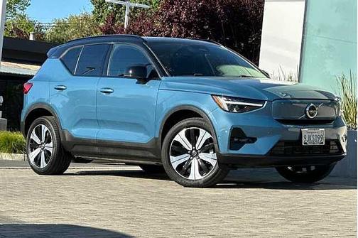 Fjord Blue 2023 Volvo XC40 Plus